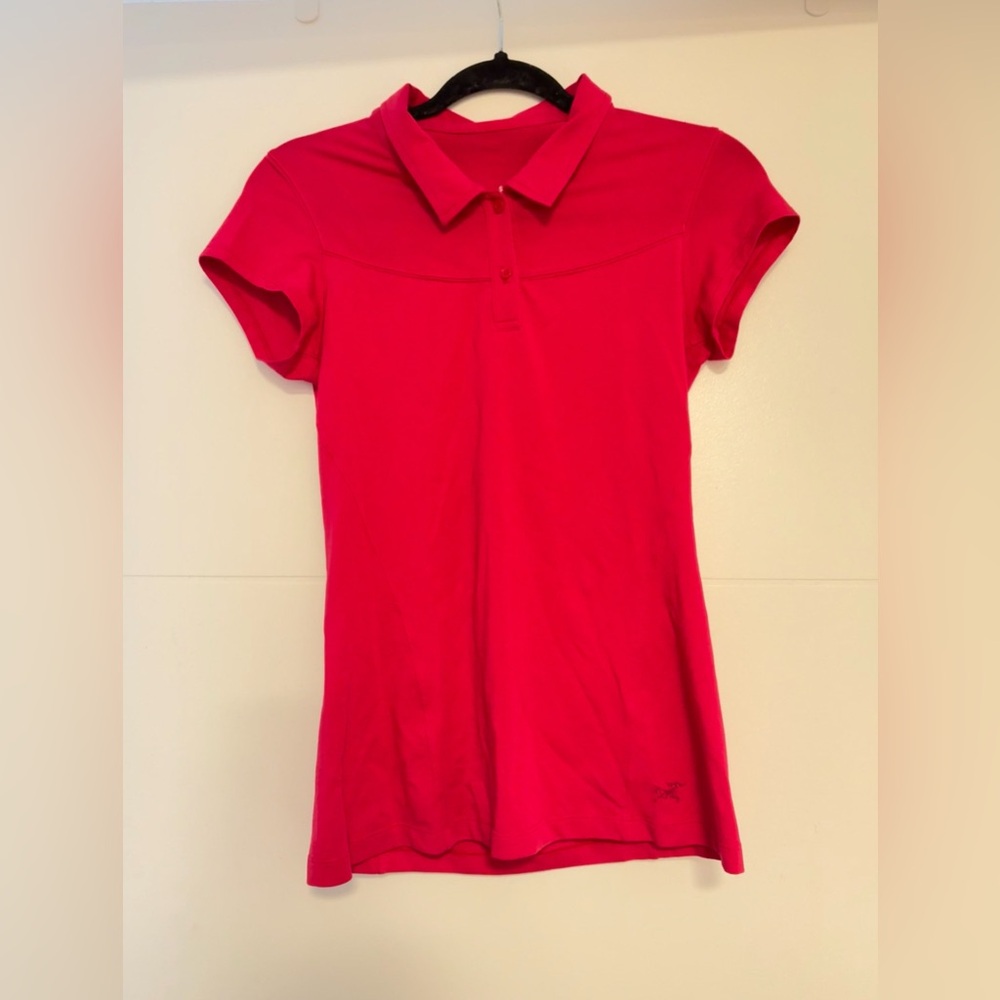 Arc’teryx - Women’s Polo Shirt Relaxed Fit Red Size Small